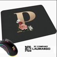thumbnail image 3 of Alfombrilla de ratón pequeña para videojuegos, diseño de nombre inicial dorado, alfombrilla de ratón Kawaii para Gamer, Mini alfombra de Anime para ordenador, alfombrilla de goma, accesorios para Pc, 3 of 5