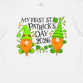 thumbnail image 4 of Inktastic My First St. Patrick's Day 2026 Gnomes Boys or Girls Baby T-Shirt, 4 of 5