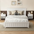 thumbnail image 5 of Zimtown White Nightstand, End Table with 2-Drawer, Wooden Bedside Table, Large Capacity, Easy to Assemble, 5 of 9