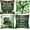 Solid Green/Yellow, variant on 4PCS Best Gift Patrick''s Day Throw Pillow Cover Green Clover Hat Good Faithful Friend Daisy Plush Decorative Throw Pillow Cushion Cover for Sofa Bed Couch Square 18Inches (Solid Green/Yellow)