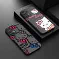 thumbnail image 2 of Bonita funda de teléfono Hello kitty para Samsung S23, S22, S21, S20 FE, S10, S9, S8 Plus, Ultra Pro, 5G, cubierta translúcida esmerilada, 2 of 5
