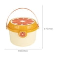 thumbnail image 3 of Fiudx Ofertas del día Cesta de almacenamiento de juguetes de mano, bonita caja de almacenamiento de frutas, 3 of 7