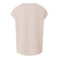 thumbnail image 5 of GEWSEY Women Tops Cap Sleeve Textured Dressy Casual V Neck Shirts 2025 Summer Business Work Blouses Outfits (Khaki, S), 5 of 8