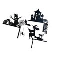 thumbnail image 2 of Halloween Castle Graves Door Corner Decoration, 2 of 4