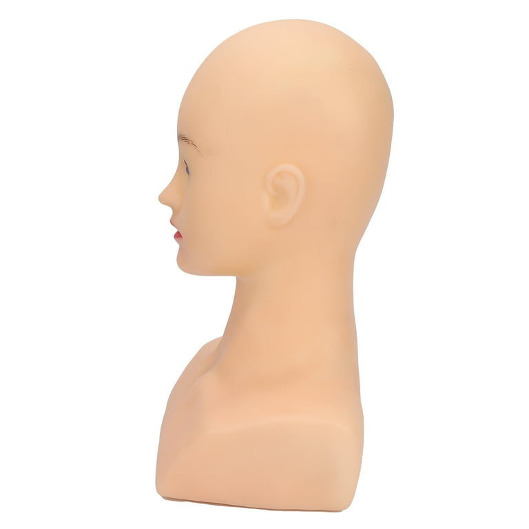 Henmomu Cosmetology Head,Cosmotology Doll Head,Lifelike Mannequin Display Head Manikin Cosmetology Doll Head Mannequin Head with Shoulder, Men's, Size
