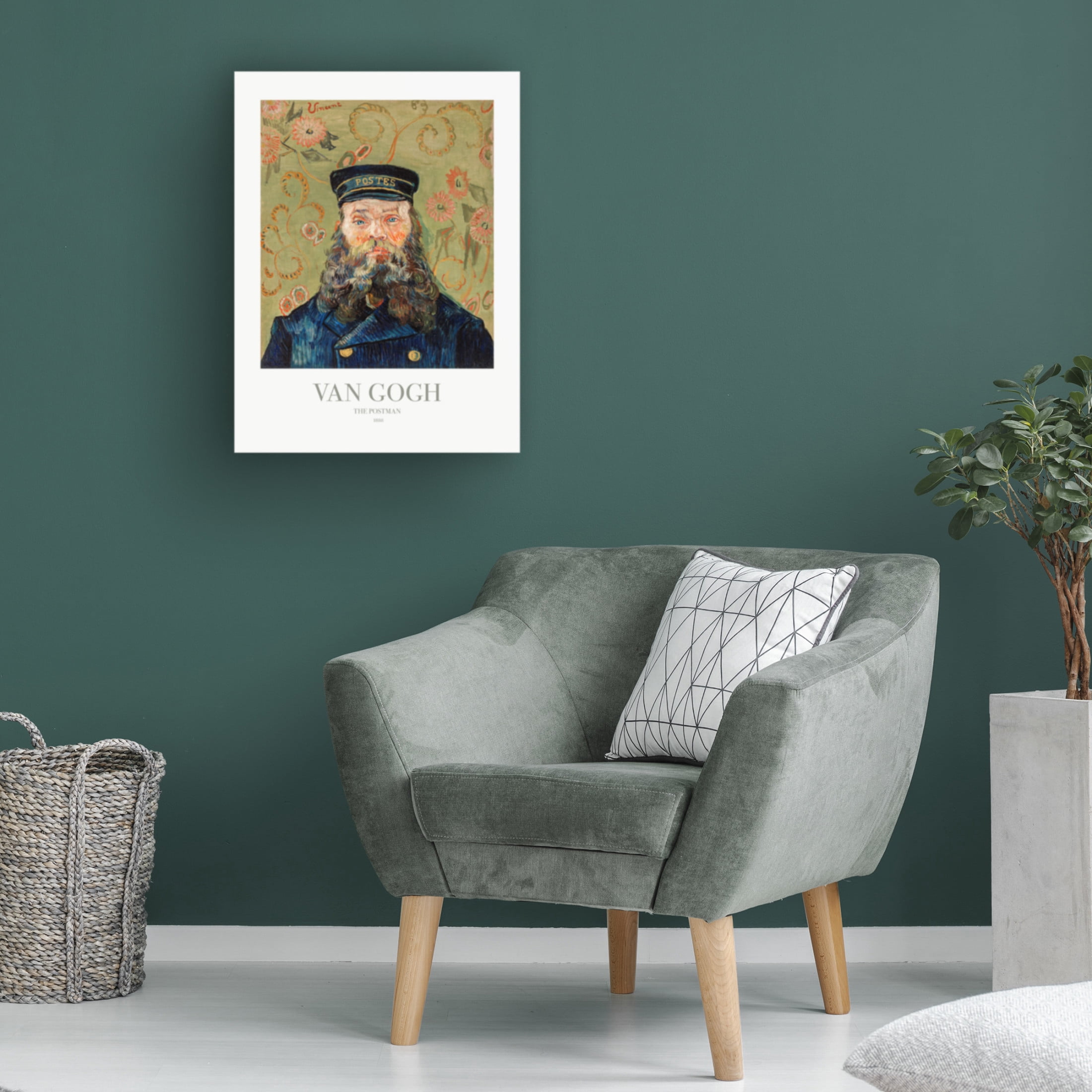 Trademark Fine Art Pictufy The Postman Canvas Wall Art