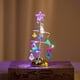 thumbnail image 4 of Fiudx Lámpara Led de Árbol de Navidad, Colgante de Cristal, Funciona con Pilas, Luz Suave, Diseño Que Cuida La Vista, Elegante para Dormitorio, Sala de Estar, Boda, Funciona con 3 Pilas Aaa., 4 of 7