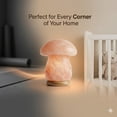 thumbnail image 4 of Himalayan Salt Lamp - Pink Crystal with Anti-Corrosion Wooden Base, Dimmable Night Light for Bedroom Decor & Meditation, 4 of 10