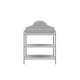 Little Seeds Piper Upholstered Metal Changing Table, Nursery Furniture