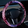 thumbnail image 2 of Petal flower 14.5 Inch Printing PVC Leather Auto Accessories Car Wheel Covers Steering Wheel Cover Car Wheel Cover, 2 of 6