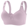 thumbnail image 2 of Bxsruta Wirefree Full Coverage T Shirt Bra with Adjustable Straps for Plus Size Women Everyday Comfort Support, 2 of 7