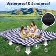 thumbnail image 6 of Taotique 80"x 80" Picnic Blanket Extra Large, Waterproof and Foldable Beach Blanket, 3-Layer Outdoor Blanket for Camping, Park, Beach, Grass, Lawn, Indoors, 6 of 8