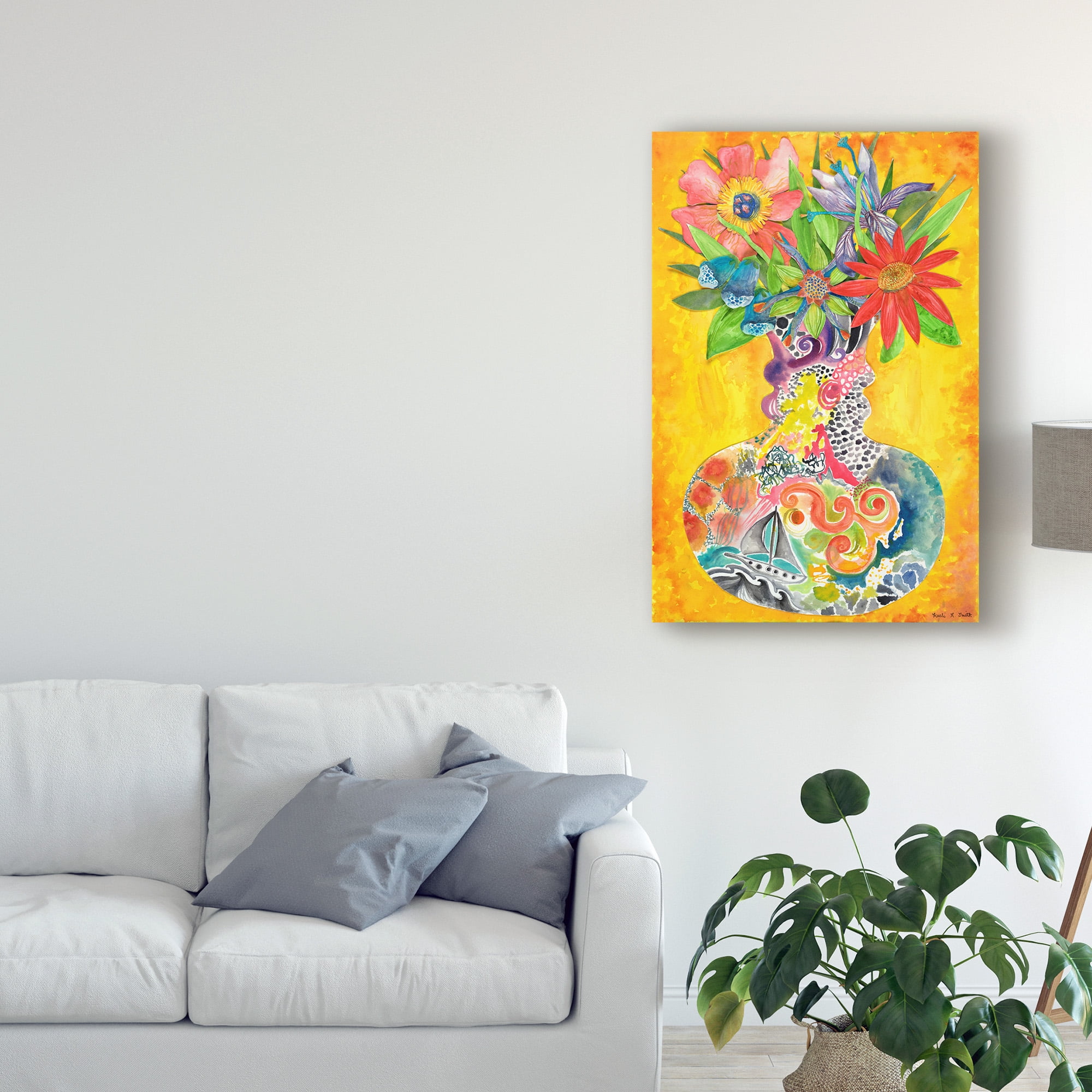 Trademark Fine Art 'Patricia' Canvas Art by Kaeli Smith