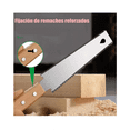 thumbnail image 3 of 2pz Serrucho Japonés Herramientas Para Corte Madera 30 Cm Lab.G Café,  Plateado, 3 of 5