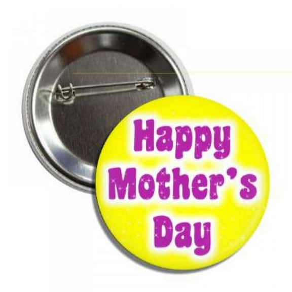 5 Pack - Happy Mother's Day Multi Pack Pinback Button Badges - 2.25 Inch