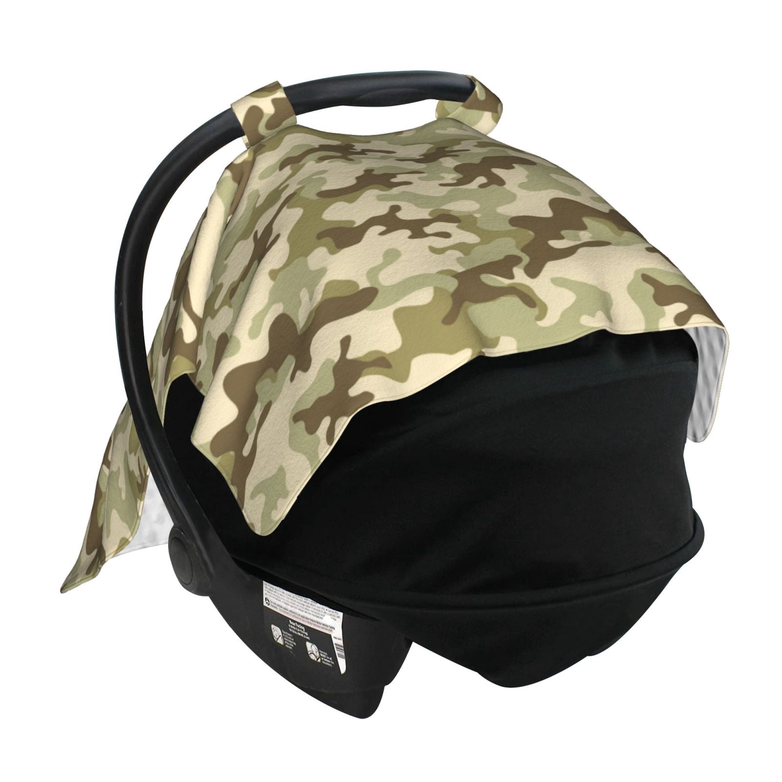 Car Seat Cover Baby - Light Green Camouflage Breathable Infant Car Seat Cover for Baby Carseat, Lightweight Comfort Baby Essentials Must Haves Newborn Stuff for Girl Boy