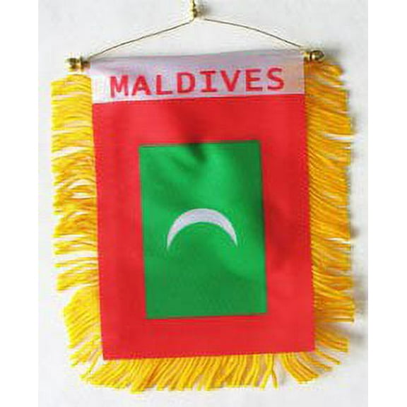 Maldives Window Hanging Flag