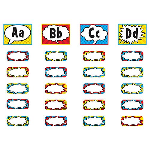 Superhero Alphabet Word Wall Bulletin Board 5847 26 Alphabet Cards 5 5 8 X 4 1 8 By Teacher Created Resources Walmart Com