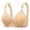 Beige, variant on GPOECD Bras for Women Front Side Buckle Lace Edge Without Steel Ring Seamless Gathering Adjustment Bra Bras for Women Underwire,Beige,36
