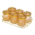 thumbnail image 3 of DOLITY Compartment Appetizer Food Display Dish Platter for Candy Appetizer Chip Dip Brown, 3 of 9
