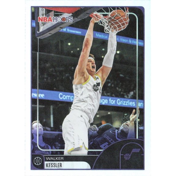 2026 Topps NBA Hoops Walker Kessler #168 Utah Jazz Basketball Card