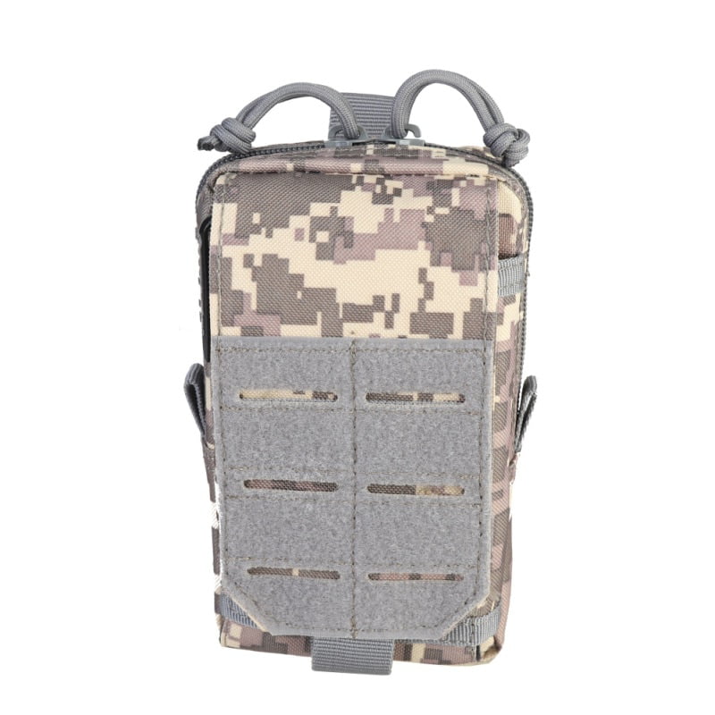Tactical Molle Arm Pouch Waist Bag EDC Tool Bag Mobile Phone Case Bag 