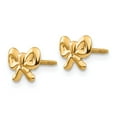thumbnail image 2 of 14k Madi K Bows Screwback Earrings in 14k Yellow Gold, 2 of 3