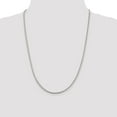 thumbnail image 3 of Auriga 925 Sterling Silver 2.55 mm Diamond-cut Square Franco Chain Necklace for Women 16", 3 of 5