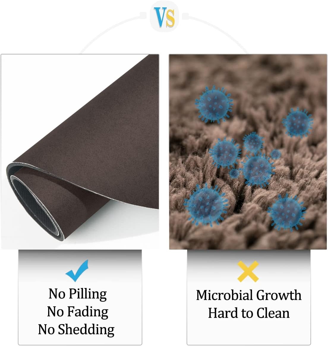 Thin Diatomaceous Earth Bath Mat,Non Slip Quick Dry Bath Mats for Bathroom,Super Absorbent Stone Bath Mat-Washable Shower Mat Bathroom Floor Mat (Brown Oval,15.4"x23.6")