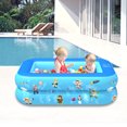 thumbnail image 4 of Inflatable Pool, 59" X 43" X 20" Family Swimming Pool for Kids, Toddlers, Infant, Adult, Full-Sized Inflatable Blow Up Kiddie Pool for Ages 3+, Outdoor, Garden, Backyard, Summer Swim Center, 4 of 9