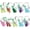 10-Pack, variant on Fishing Bait Rigs Saltwater Set, Flounder Fluke Hi-Lo Rig with Flash Teaser 2 Hook Bottom Fishing Rigs Mackerel Rigs for Halibut Sea Bass Cod Rockfish Surf Pier Ocean Fishing