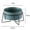 thumbnail image 2 of Elevated Cat Bowls for Indoor Cats - Food Bowl & Holder for Cats Dogs Raised Metal Wire Stand, 2 of 5