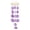 Pruple, variant on JUANCHENG 1 Pack Shell Wind Chimes Decorative Shell Wind Chimes Garden Hanging Decoration For Home Garden Decor Accessory Green