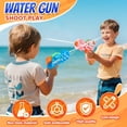 thumbnail image 3 of Pistolas de agua pequeñas manuales para niños Water Gun Kinayue, paquete de 2, 3 of 6