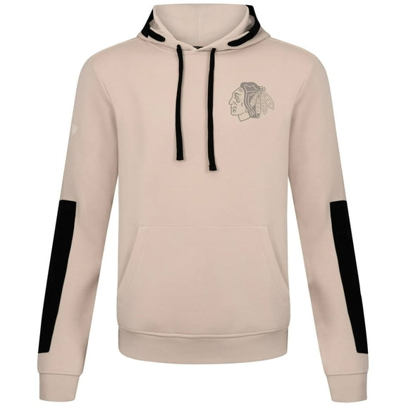Men's Levelwear Khaki Chicago Blackhawks Bombay Response Pullover Hoodie