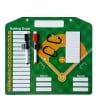 CSChome Baseball Coaching Board Baseball Coaches Clipboard with 40 Strips Pens Clips Carabiners Lineup Strategy Planning Board Coaching Tool