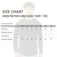 thumbnail image 3 of Tultex Men's Poly-Rich Long Sleeve T-Shirt Crewneck Tees (Black, S), 3 of 7