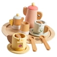thumbnail image 3 of HILABEE Ensemble de Jeu de Rôle Simulation Montessori pour Enfants Filles Tout-Petits Ensemble de Thé de l'Après-midi, 3 of 9