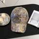 thumbnail image 4 of pstuiky Gorra de béisbol con lentejuelas brillantes, ajustable, de malla, transpirable, para el sol, ideal para viajes y fiestas. Para mujer., 4 of 6