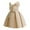 Khaki, variant on Odeerbi Toddler Girls Princess Dresses Party Gowns Solid Color One Shoulder Evening Dress Children Sleeveless Dress Formal Dress Pink