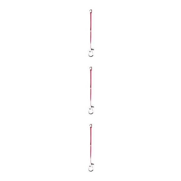 Foot Loop Profesional Eigraketly Equipo de ascenso simple ajustables para deportes al aire libre Rojo