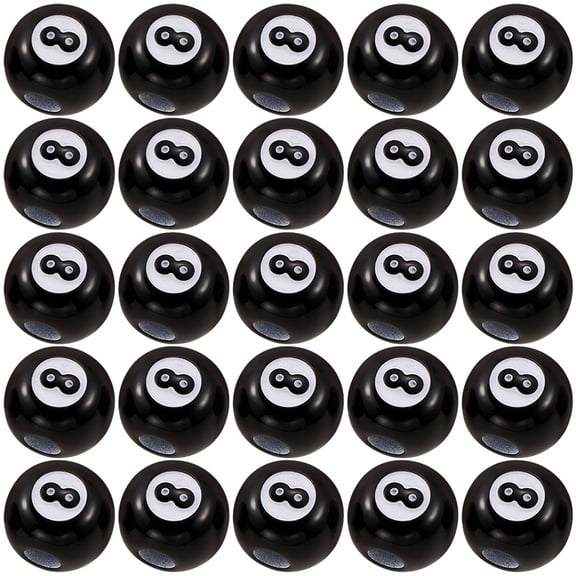 Black Acrylic Beads for DIY Jewelry Making Smooth Surface Delicate Appearance 50pcs