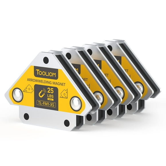 Imanes de soldadura TOOLIOM Arrow, 4 unidades, 11 kg, fuerte agarre