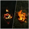 thumbnail image 4 of Luxshiny 1 Set Triangle Campfire Cooking Stand Silver for Garden Barbecue, 4 of 8