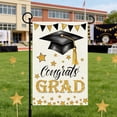 thumbnail image 2 of White Graduation Garden Flag 12x18 Inch, Double Sided Congrats Grad Yard Flag, Class of 2026 Outdoor Lawn Porch Patio Decoration, Fade and Weather Resistant, 2 of 5