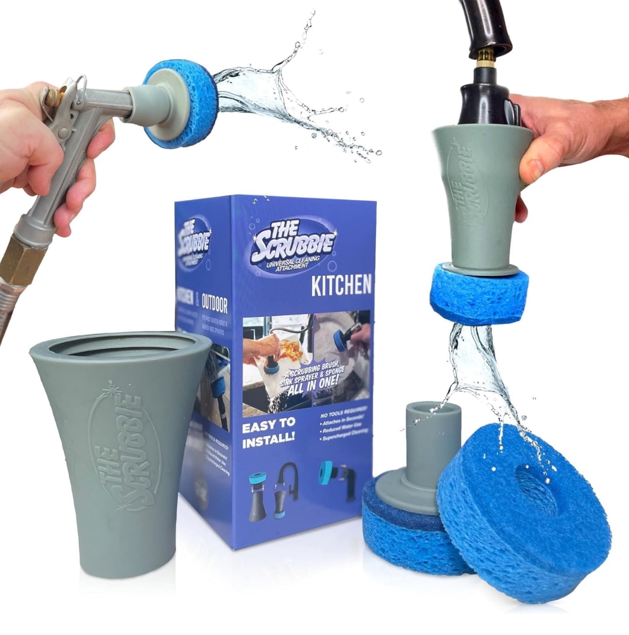 The Scrubbie 2.0. The universal cleaning attachment