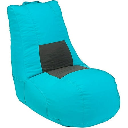 Video Bean Bag, Aqua/Black