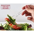 thumbnail image 4 of 10/25/50/75/100 Count Plastic Forks/Spoons/Knives Clear Forks/Spoons/Knives Plastic Disposable Shatter Resistant Disposable Forks/Spoons/Knives Eco Friendly Plastic Forks/Spoons/Knives, 4 of 8