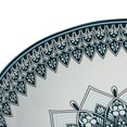 thumbnail image 5 of 16" Round Artistic Ceramic Vessel Sink – Glossy Above-Counter Basin with Hand-Inspired Printed Pattern, 5 of 9