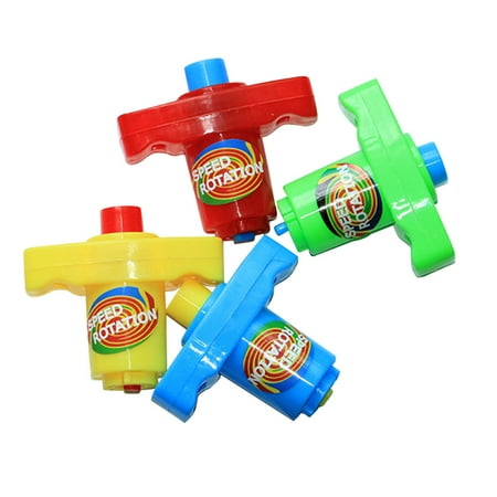 

FRCOLOR 4pcs Creative Rotation Toy Funny Flying Saucer Launcher Toy Great Gift Party Favor Toy for Kids Children (Mixed Color)